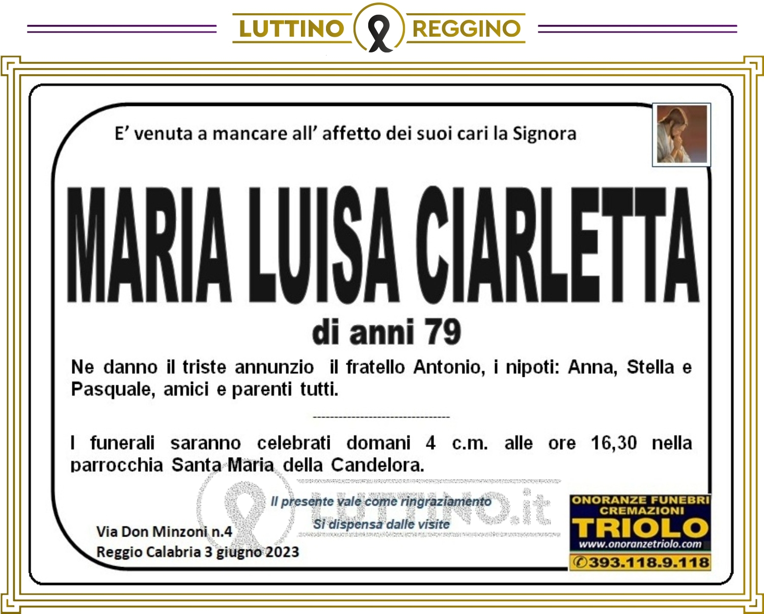 Maria Luisa Ciarletta